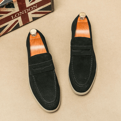 Leather Moccasin Loafer for Men Liverpool Lennard