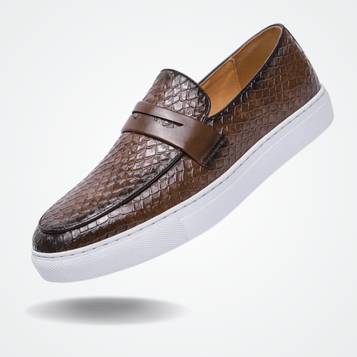 Leather Moccasin Slip On for Men Toulon Lennard