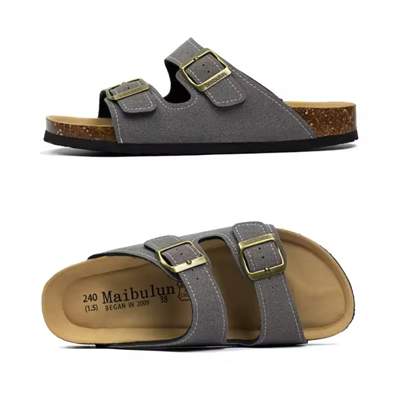 Birken California Suede Sandals for Men Lennard