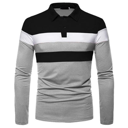 Men's Long Sleeve Polo Shirt Slingint Lennard